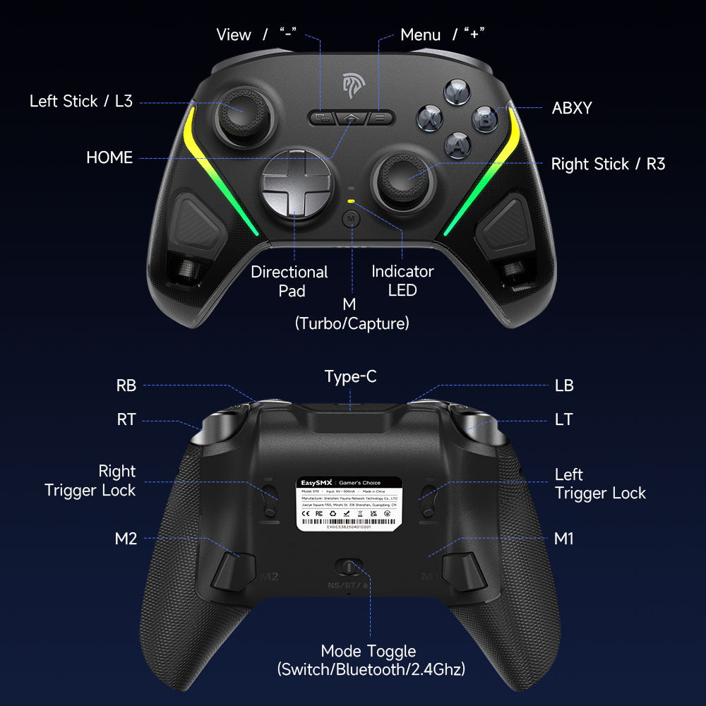 Miniatura 4 de D10 Wireless Gaming Controller